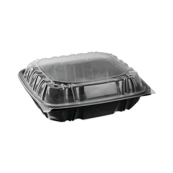 Pactiv EarthChoice Hinge-Lid Takeout Container, 66oz, 10.5x9.5x3, 1-Cmp, PK132 PK DC109100B000